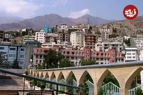 عکس| سفر به تهران قدیم؛ دورنمایی از «شمیران، سعدآباد و امامزاده قاسم» در دوره قاجار
