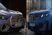 تصاویر؛ جدیدترین خودروهای شاسی بلند آلمان؛ مرسدس GLC EQ در برابر ب‌ام‌و iX3 
