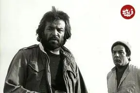 عکس| سفر زمان؛ «ایرج قادری» در یکی از آخرین فیلم‌هایش در کنار «مهناز افشار»