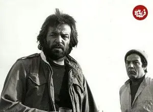 عکس| سفر زمان؛ «ایرج قادری» در یکی از آخرین فیلم‌هایش در کنار «مهناز افشار»