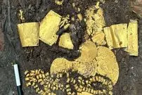 گنج طلایی «ارباب فلوت‌ها» بعد از 1200 سال از زیر خاک بیرون آمد