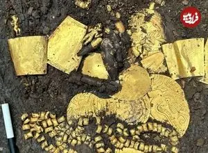 گنج طلایی «ارباب فلوت‌ها» بعد از 1200 سال از زیر خاک بیرون آمد