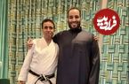عکس؛ سفر در زمان؛ «محمد بن سلمان» در حال اسب سواری در 6 سالگی؛ سال 1369