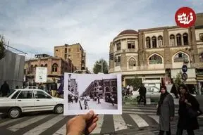 عکس| سفر به تهران قدیم؛ درشکه ها، خودروها و زنان در خیابان خاکی لاله زار؛ سال 1313