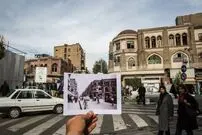 عکس| سفر به تهران قدیم؛ درشکه ها، خودروها و زنان در خیابان خاکی لاله زار؛ سال 1313