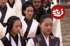 عکس| سفر به تاریخ؛ عکس یادگاری «سوریانگ و بانو یومیول» در پشت‌صحنه سریال «جومونگ»