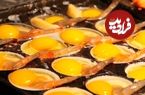 ببینید| غذای خیابانی در چین؛ پخت یک غذای خاص با تخم بلدرچین و میگو در شنژن