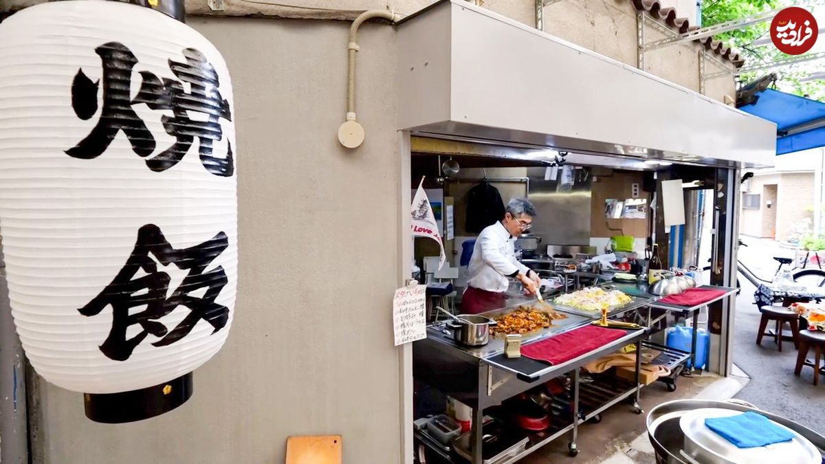 ببینید؛ غذای خیابانی در ژاپن؛ پخت اوکونومیاکی (Okonomiyaki) در اوساکا