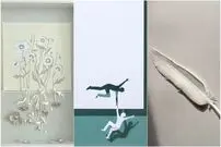 تصاویر؛ وقتی یک برگ کاغذ ساده به اثری هنری تبدیل می‌شود