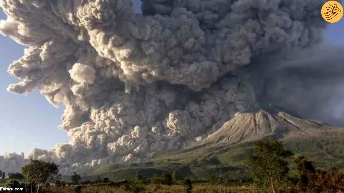 (ویدئو) فوران مرگبار آتشفشان مارپی در اندونزی