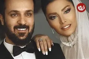 عکس| سفر زمان؛ «احمد مهرانفر» و «مونا فائزپور» در حال بریدن کیک در مراسم اکران یک فیلم