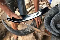 (ویدئو) نحوه ساخت غلاف و دسته چاقو با شاخ بوفالو 