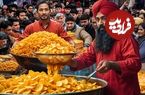ببینید؛ مراحل تولید انبوه چیپس سیب زمینی به صورت سنتی در کارگاهی در پاکستان
