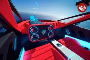 عکس| دسته بازی به‌جای فرمان پژو