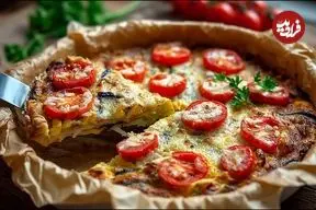 ببینید| طرز تهیه پای بادمجان و تره فرنگی؛ یک غذای ایتالیایی خوشمزه