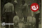 تصاویر؛ سفر به تهران قدیم؛ گزارش تصویری از قصابی در پیاده‌روهای تهران!