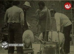تصاویر؛ سفر به تهران قدیم؛ گزارش تصویری از قصابی در پیاده‌روهای تهران!