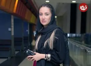 عکس| سفر زمان؛ «بهاره افشاری» با تیپ ارتشی و در حاشیه جشنواره فجر؛ سال 95