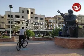 عکس| سفر به ایران قدیم؛ نمایی از «میدان بهارستان تهران»؛ دهه 1300