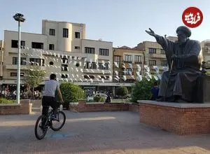 عکس| سفر به ایران قدیم؛ نمایی از «میدان بهارستان تهران»؛ دهه 1300