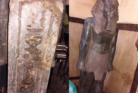 کشف مجسمه آمنهوتپ سوم در خانه‌ی یک قاچاقچی