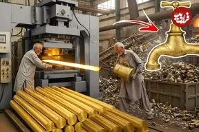 ببینید| مراحل تولید انبوه شیرآب در کارگاهی در پاکستان