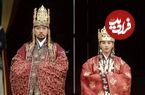 عکس| سفر در زمان؛ خواب عمیق «جومونگ» در پشت صحنه سریال جومونگ؛ سال 1384