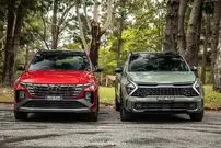 تصاویر؛ مقایسه کیا اسپورتیج و هیوندای توسان‌ وارداتی