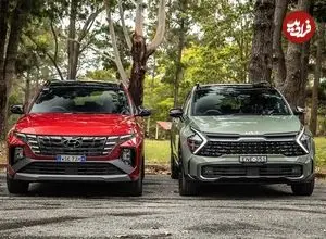 تصاویر؛ مقایسه کیا اسپورتیج و هیوندای توسان‌ وارداتی