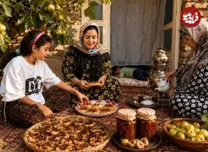 ببینید| غذای روستایی در ایران؛ پخت نان سنتی و مربای انجیر خانگی