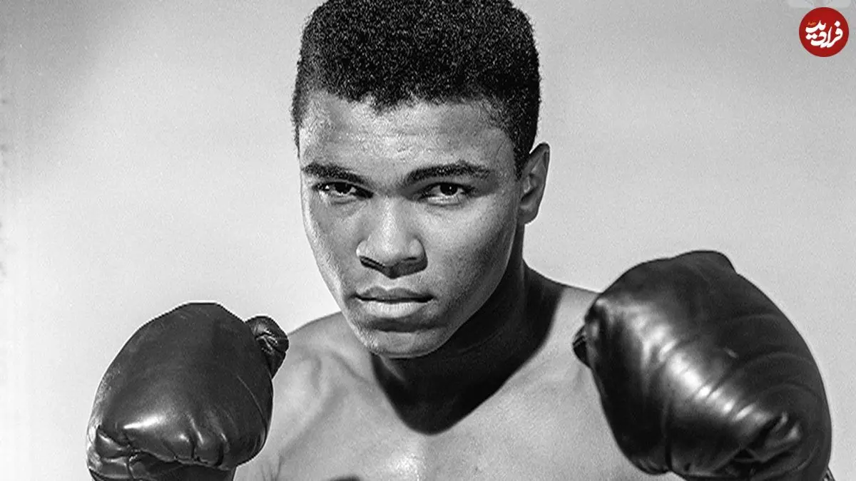 عکس| سفر در زمان؛ «محمدعلی کلیِ 18 ساله» در حال تمرین برای المپیک؛ سال 1338