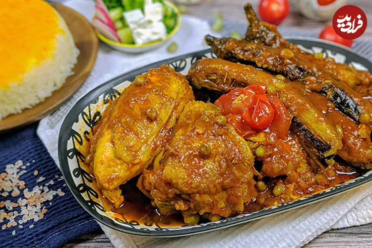 ببینید| طرز تهیه خورشت قیمه بادمجان با مرغ