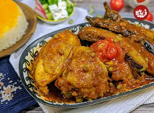 ببینید| طرز تهیه خورشت قیمه بادمجان با مرغ