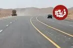 عکس| سفر زمان؛ عبور یک اتومبیل از جادۀ خاکی کازرون؛ سال 1330