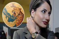 تصاویر| ساعت سمیرا حسن‌پور در فستیوال دبی: نماد خلیج فارس و یوز ایرانی