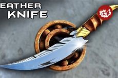 ببینید؛ فرآیند ساخت یک چاقوی ظریف و زیبا با بلبرینگ زنگ زده