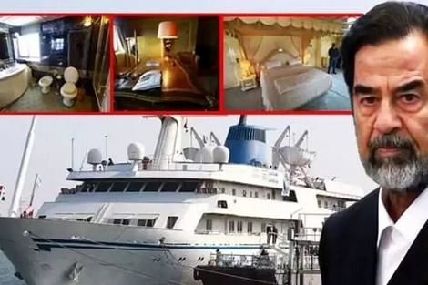 (ویدیو) کشتی لوکس صدام حسین موزه شد!