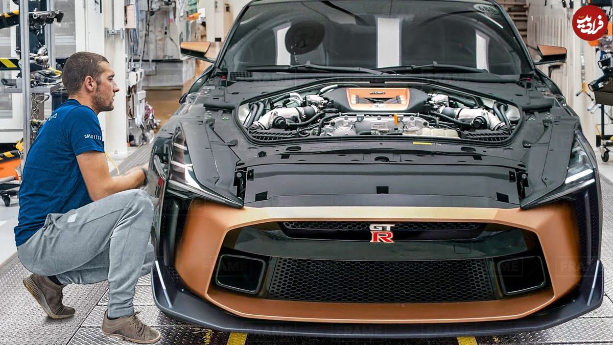 ببینید؛ فرآیند دیدنی طراحی و تولید خودروی پیشرفته نیسان GT-R50