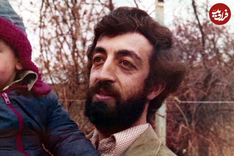 عکس؛ سفر به تاریخ؛ شهید «مجید حداد عادل» (برادر غلامعلی حداد عادل) با لباس نظامی در جبهه