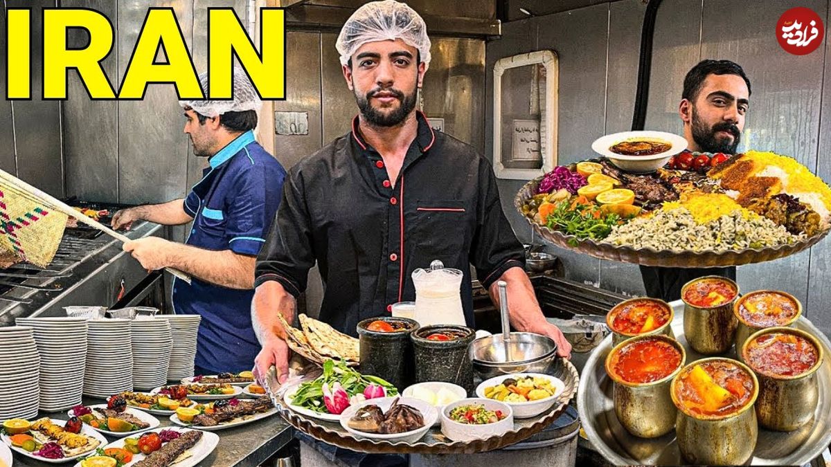 ببینید؛ غذای خیابانی در ایران؛ پخت انواع کباب، خورشت و آبگوشت در تهران