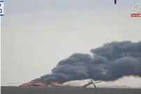(عکس) هلی‌کوپتر نظامی اسرائیل خاکستر شد!