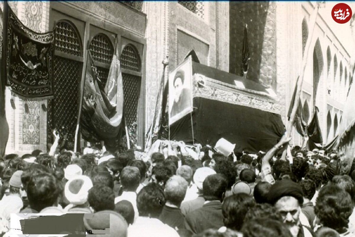 تصاویر؛ سفر در زمان؛ ایران عزادار آیت‌الله میلانی شد و مشهد سیاهپوش!