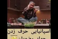 (ویدئو) سکانسی دیدنی از سریال در حاشیه: اسپانیایی حرف زدن زهتاب!