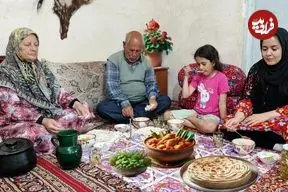 ببینید| غذای روستایی در ایران؛ پخت خورشت بامیه و نان تنوری