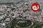 عکس| سفر به ایران قدیم؛ منظرۀ یک میدان در شهر «کرمانشاه» در دوران قاجار