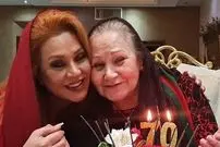 عکس| سفر زمان؛ «شهناز نامدار، مادر نسرین مقانلو» در جوانی در کنار «بهروز وثوقی»