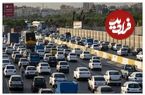 ترافیک سنگین، جاده‌های شمال را قفل کرد