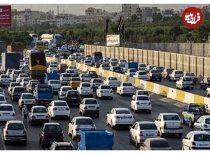 ترافیک سنگین، جاده‌های شمال را قفل کرد