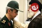 عکس؛ سفر به تاریخ؛ «سرلشکر باقری» در حال دست دادن با آیت‌الله طاهری اصفهانی در جبهه