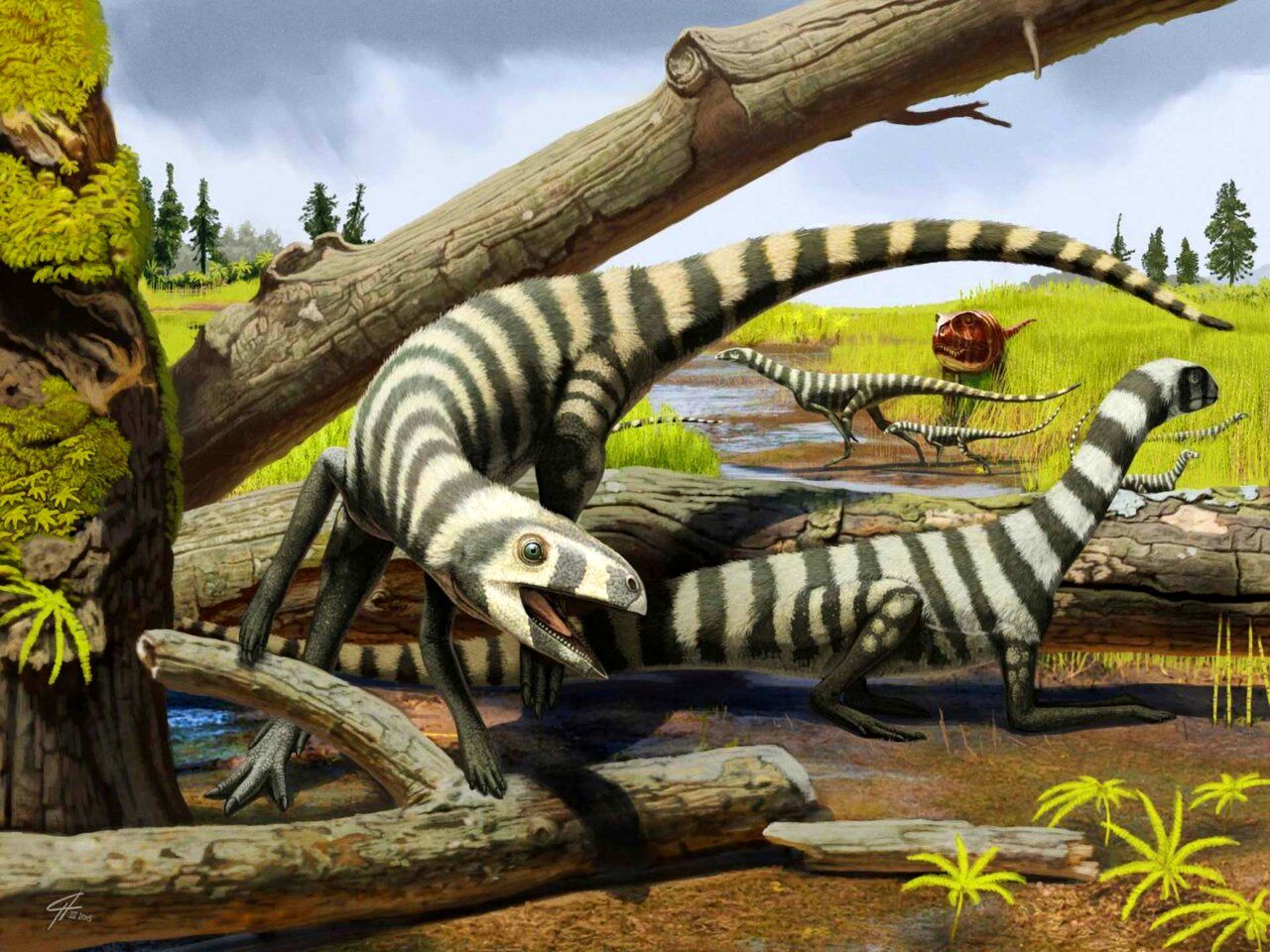 این موجودات پیش از دایناسورها روی زمین زندگی می کردند
